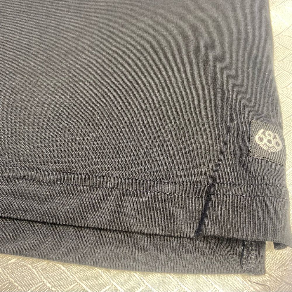 686 Men’s Everywhere Tech Polo Black Polo Shirt Size-Medium - Picture 9 of 13